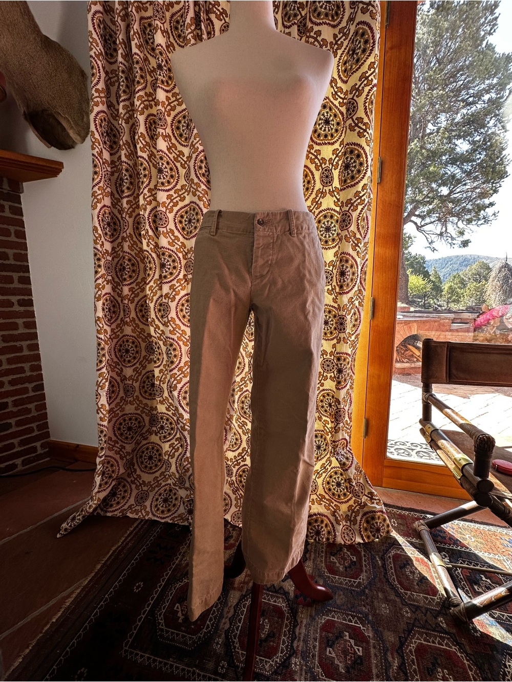 Ralph Lauren Women’s vintage Light Tan Straight Chino Pants